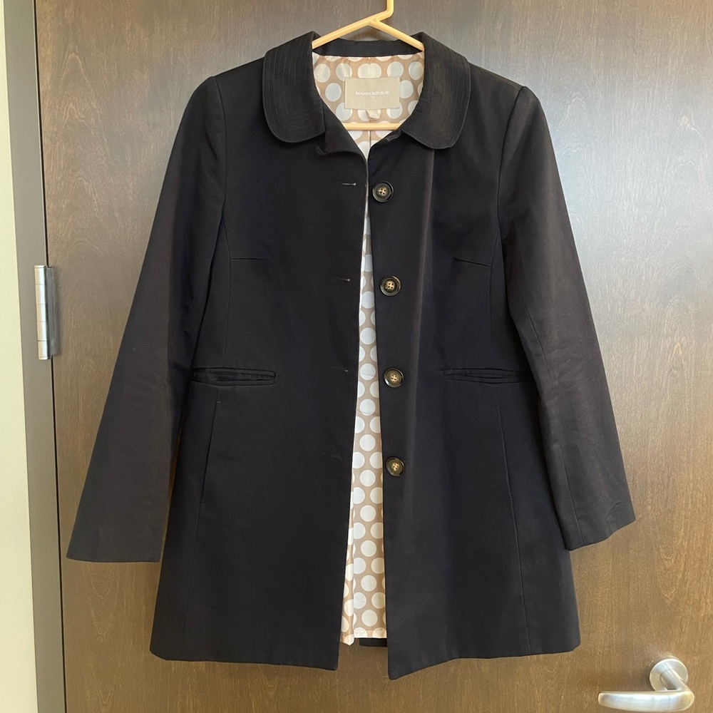 Banana Republic Factory Cotton Trench Coat